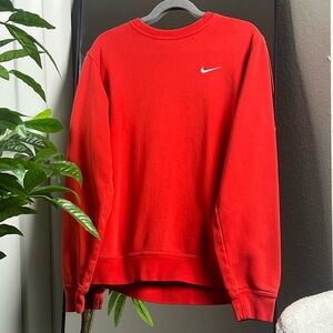 Nike - Men’s Red Crewneck Sweatshirt